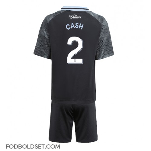 Aston Villa Matty Cash #2 Udebane Trøje Børn 2025-26 Kortærmet (+ Korte bukser)
